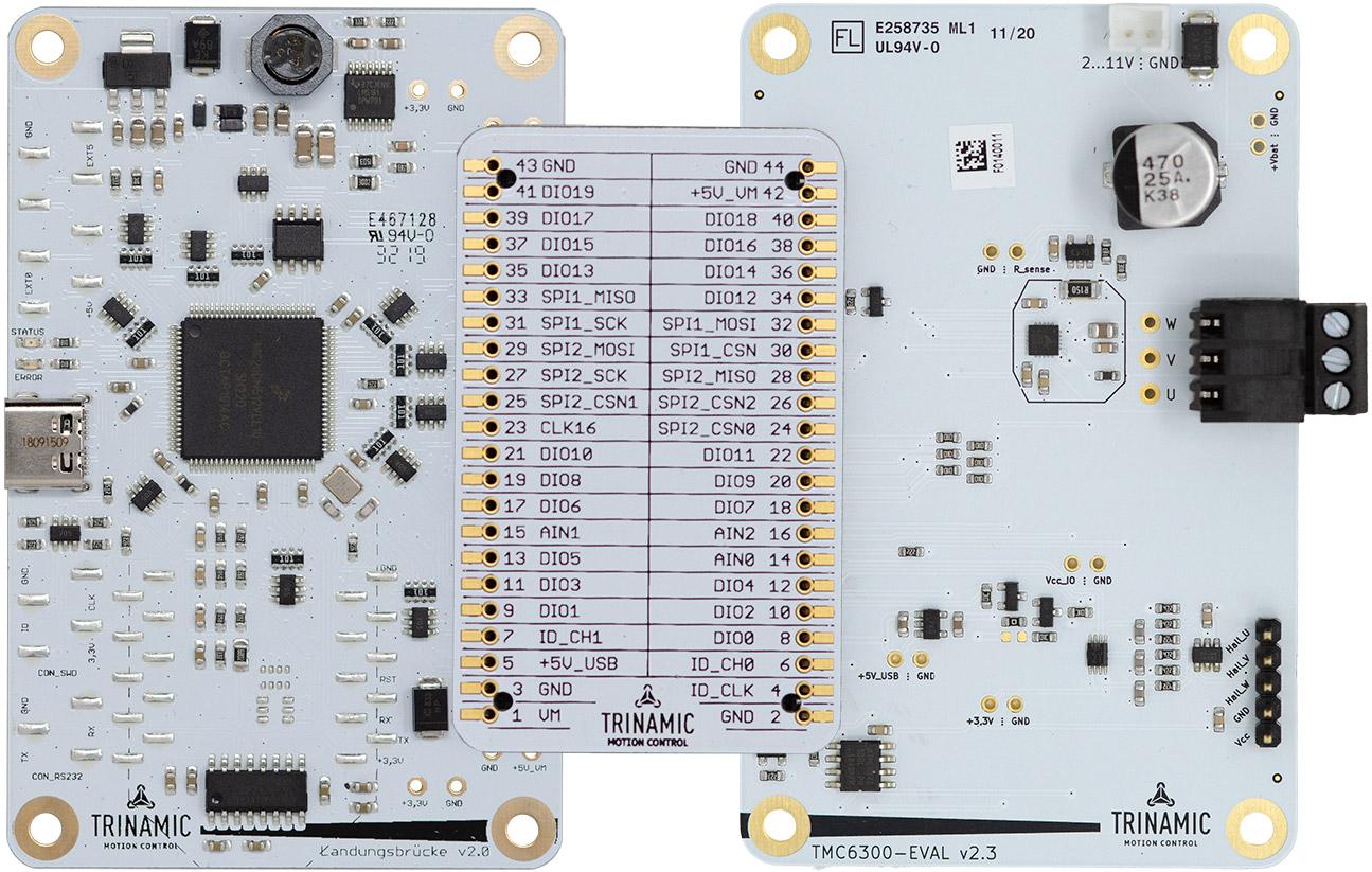 Analog Devices-TMC6300-EVAL-KIT Energiemanagement, Entwicklungsplatinen und -kits TMC6300 Motion Motor Control Evaluation Kit