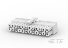 TE Connectivity-2-106527-4 Carcaza de cables discretos de conector Conn Housing RCP 24 POS 4.2mm Crimp ST Cable Mount Natural Package