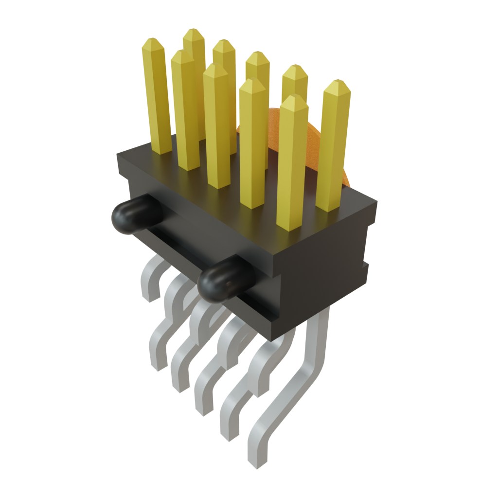 Samtec-FTSH-105-01-F-DH-A-C-TR Piastre connettori e prese PCB Conn Unshrouded Header HDR 10 POS 1.27mm Solder RA Side Entry SMD TIGER CLAW™ T/R