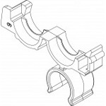 Aptiv-15336075 Clamps and Clips CONDUIT CLIP SPECIAL, CONDUIT SIZE 9, SEC CONDUITSIZE 13
