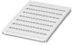 PHOENIX CONTACT-0822385 Steckverbinderzubehör Marker for terminal blocks, Sheet, white, unlabeled, can be labeled with: BLUEMARK ID, BLUEMARK ID COLOR, BLUEMARK CLED, BLUEMARK LED, CMS-P1-PLOTTER, PLOTMARK, mounting type: snap into tall marker groove, for terminal block width: 6 mm
