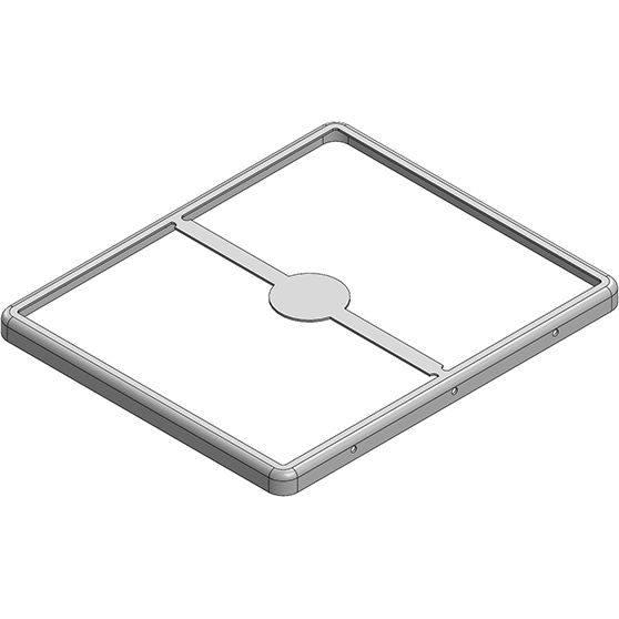 Masach Tech-MS595-10F null 59.5 x 50.4 x 3.2mm Two-piece Drawn-Seamless RF Shield/EMI Shield FRAME (CRS)