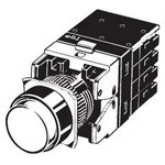 Omron-A165-TYM-2S Switch Push Button Switch Push Button N.O./N.C. DPDT Round Button 5A 250VAC 30VDC Momentary Panel Mount Solder