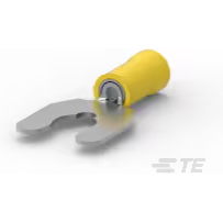 TE Connectivity-52925 Terminales del conductor Spring Spade Terminal 22-26AWG Phosphor Bronze Yellow 19.98mm Tin Loose