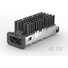 TE Connectivity-2-2170754-9 Connector Accessories Connector Accessories Cage/Heat Sink Assembly Right Angle Nickel Silver Box/Tray