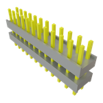 Conn Board Stacker HDR 24 POS 2.54mm Solder ST Top Entry Thru-Hole Bulk