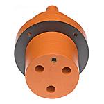 Conn Power RCP 3Power/1Ground POS ST 4 Terminal 1 Port Bag