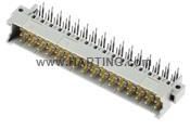 HARTING-09061326931222 Steckverbinder, Mutterplatine Male connector with angled solder pins