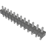Samtec-HTSW-112-06-T-S-LL Steckverbinderleisten und Leiterplattenbuchsen Conn Unshrouded Header HDR 12 POS 2.54mm Solder ST Top Entry Thru-Hole Bulk