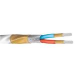 Shielded Multi-Conductor Cable Spiral 2Conductors 22AWG 2.7mm 600VAC White Polyimide