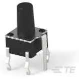 TE Connectivity-1-1825955-4 Tastschalter Switch Tactile OFF (ON) SPST Round Button PC Pins 0.05A 24VDC 100000Cycles 1.57N Thru-Hole Loose