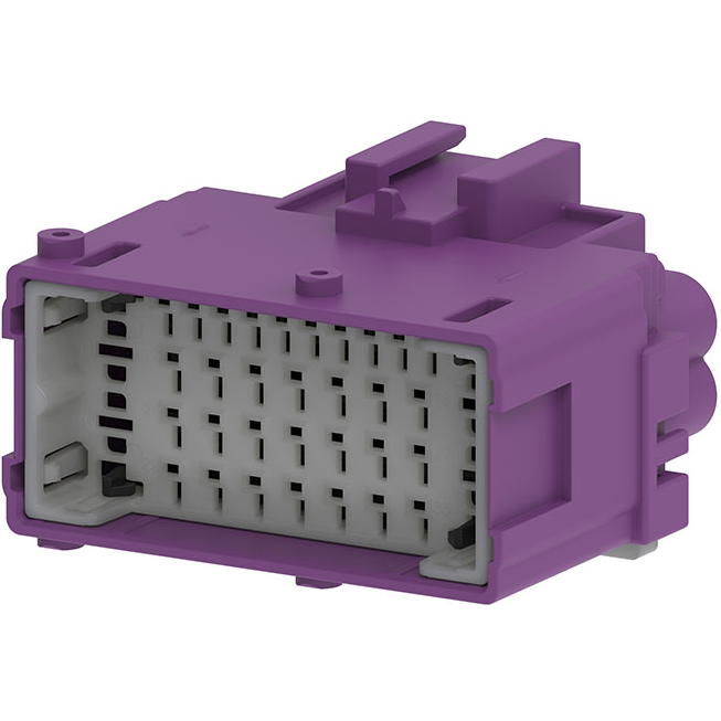Molex-2159580269 Einzeladersteckverbinder, Gehäuse Conn Housing PL 35 POS 2.5mm/3.5mm Crimp ST Cable Mount Purple MX-DaSH Carton