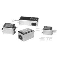 TE Connectivity-3EHQ3 Filtri di alimentazione Power Line Filter RFI 50Hz/60Hz 3A 250VAC Wire Lead Flange Mount