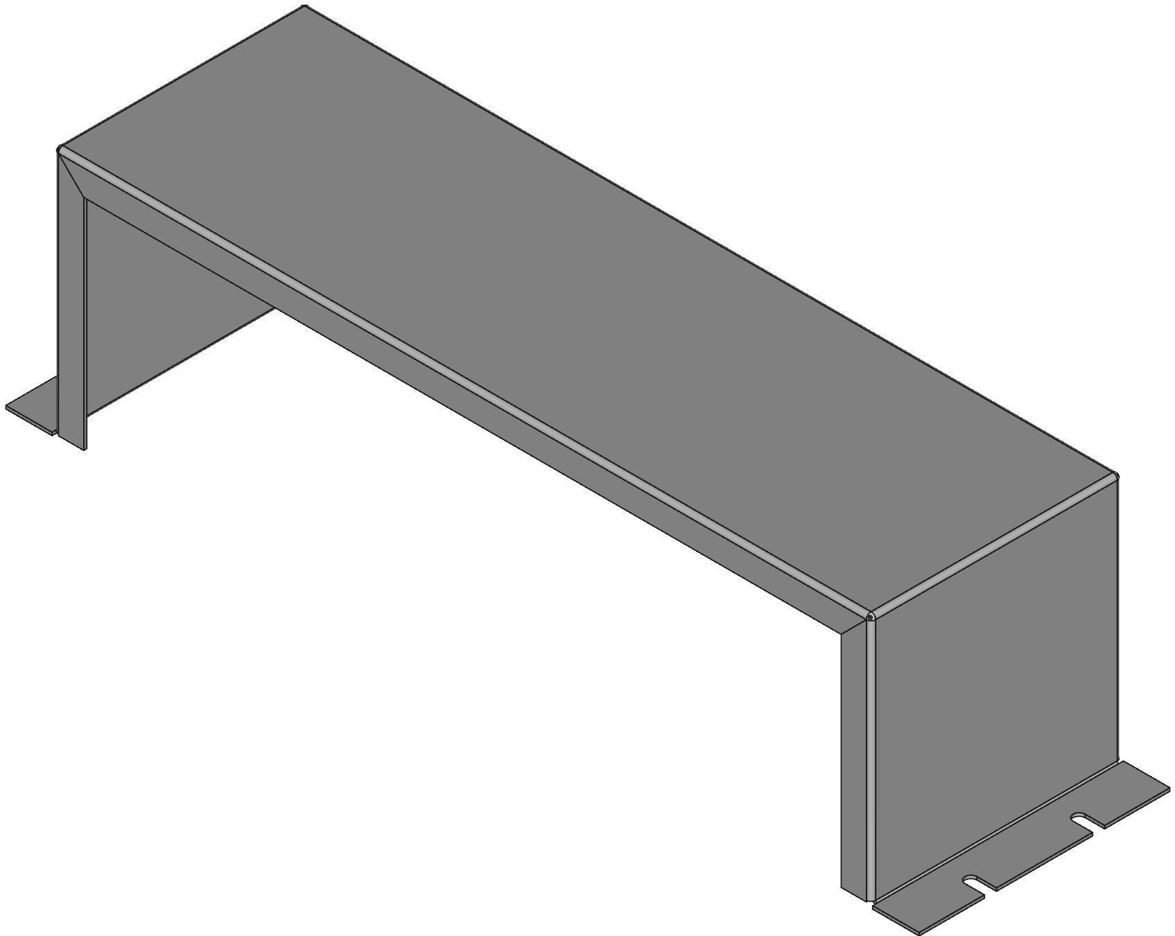 Hammond Manufacturing-7-525D null Chassis Panel, Aluminum, Natural Color, 483mm Product Length, 133mm Product Depth, 133mm Product Height