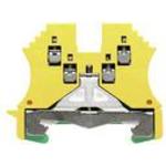 Conn Terminal Block 4 POS Screw ST T DIN Rail