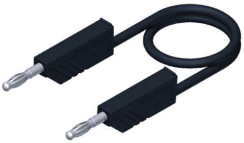 SKS Kontakttechnik-MLN SIL 100/1 BLACK Test and Measurement Accessories Test Lead Accessory