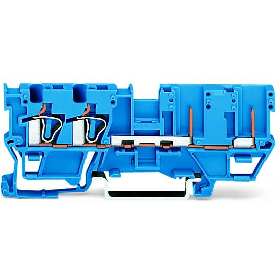 WAGO-769-171/000-006 Connector Terminal Blocks Conn Terminal Block 2 POS Spring Clamp DIN Rail 32A Box