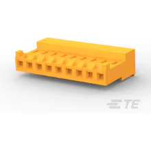 TE Connectivity-3-643817-9 Cabezales del conector y receptáculos PCB Conn Wire to Board RCP 9Power POS 3.96mm IDT RA Cable Mount Bag/Box