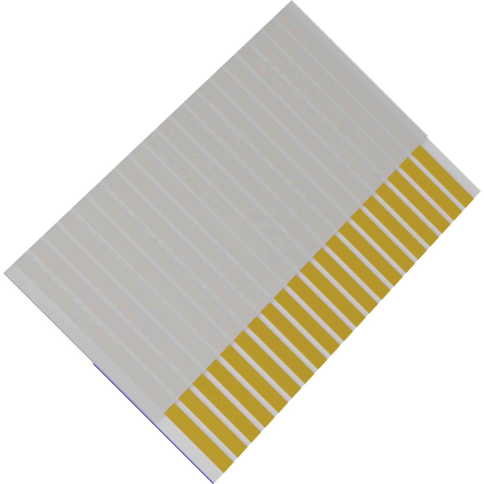 Molex-0150390365 扁平/带状电缆组件 1.00mm Pitch Premo Flex FFC Jumper Same Side Contacts Type A 20 Circuits 152.00mm Cable Length Gold Au Plating