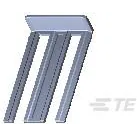 TE Connectivity-1452409-2 Connector Accessories Connector Accessories Secondary Lock Straight Glass Filled Polyamide Red Carton