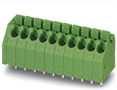 PHOENIX CONTACT-1730139 Steckverbinder, Klemmenblöcke Conn Terminal Block 10 POS 3.5mm Solder 45° Thru-Hole 8A Cardboard