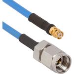 Amphenol SV Microwave-7012-1284 Kabelbaugruppen Koaxial Cable Assembly 0.085 T-FLEX 405 0.304m SMP to 2.92MM RF F-M Bag