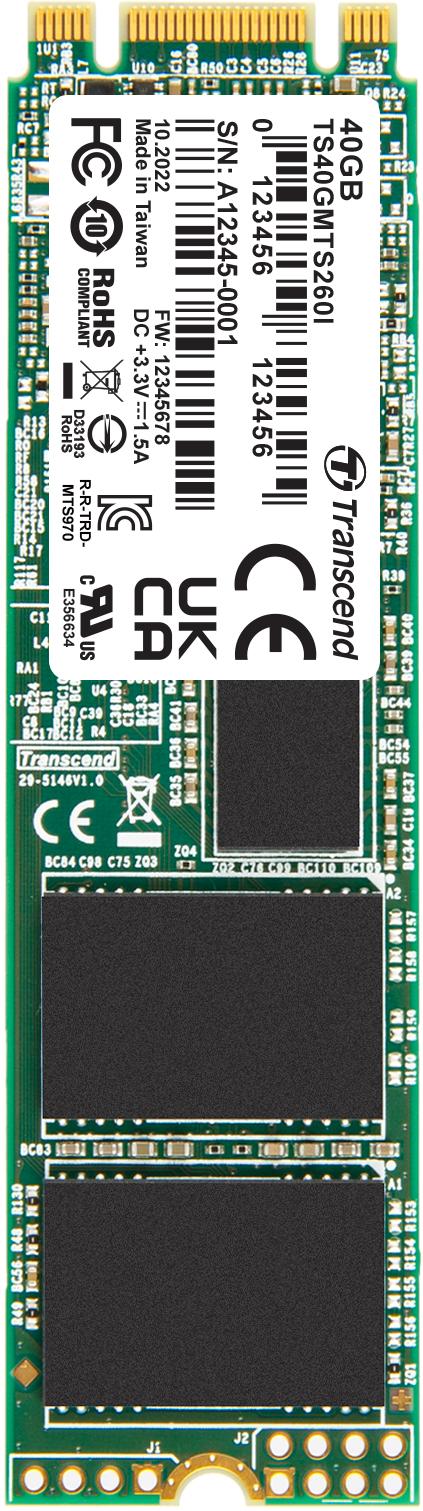 Transcend Information-TS40GMTS260I Solid State Drives - SSDs SATA III M.2 SSDs