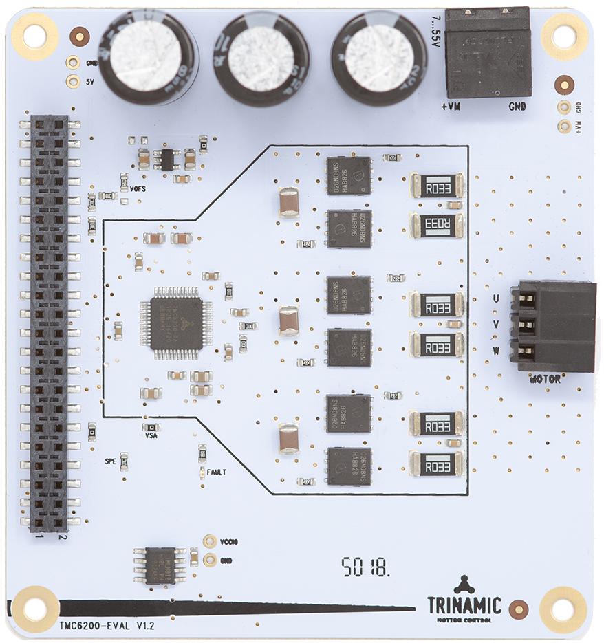 Analog Devices-TMC6200-EVAL Energiemanagement, Entwicklungsplatinen und -kits TMC6200 Gate and Power Driver Evaluation Board