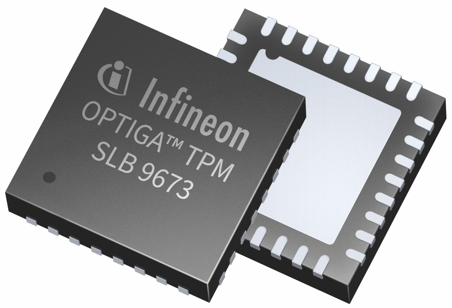 Infineon Technologies AG-SLB9673AU20FW2613XTMA1 Secure Microcontrollers and TPM Secure MCU 16bit OPTIGA™ TPM CISC 51KB 1.8V/3.3V 32-Pin UQFN EP T/R
