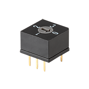 Same Sky (formerly CUI Devices)-RDS5-4S-1065-D-67 Switch DIP Switch DIP N.O./N.C. SP4T 4 Recessed Slotted 0.15A 42VDC PC Pins 2.54mm Thru-Hole Tube