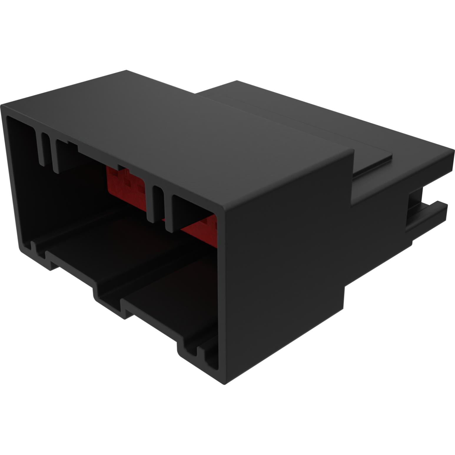 Molex-309681208 分立接线罩连接器 Conn Housing M 20 POS 2.54mm Crimp ST Cable Mount Black H-DAC 64™ Bag