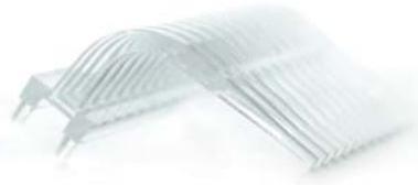 Dialight-515-1093-801F LED-Lichtleiter LED Light Pipe Vertical Clear