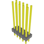 Conn Unshrouded Header HDR 10 POS 2.54mm Solder ST Top Entry Thru-Hole Bulk