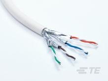 TE Connectivity-2294955-1 Cable Multi-Conductor This product is a range of 100 Ohm 4 pair Cat5e Industrial Ethernet Cables designed to meet the demanding requirements of the industrial environment.