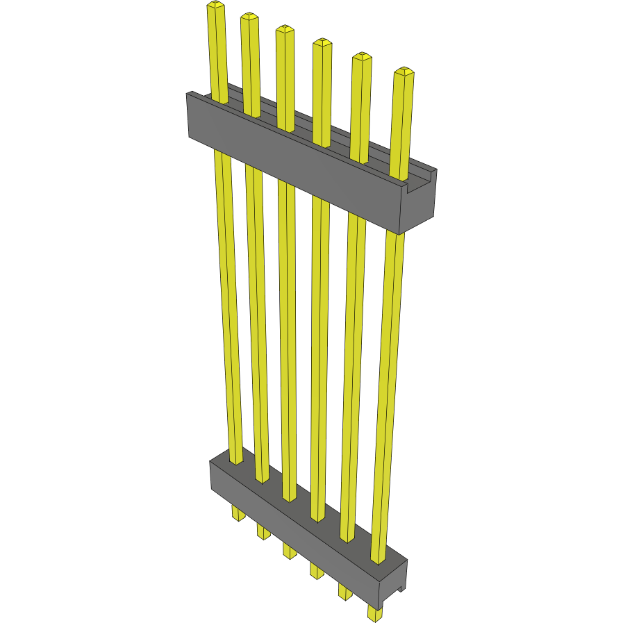 Samtec-DW-06-14-F-S-1125 Steckverbinderleisten und Leiterplattenbuchsen Conn Board Stacker HDR 6 POS 2.54mm Solder ST Top Entry Thru-Hole Bulk