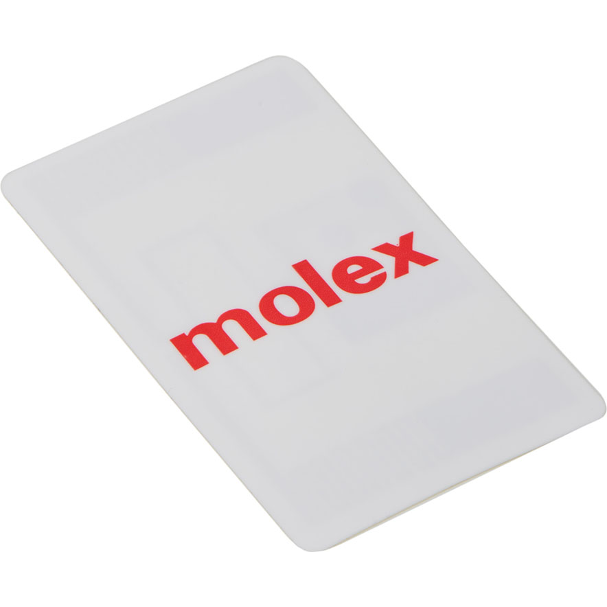 Molex-0135220001 Etiquetas Labels RFID Label Oriented Polypropylene White 50x30mm