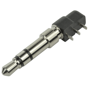 Same Sky (formerly CUI Devices)-SP-3533-02 Raccordement audio et vidéo Conn 3.5MM Stereo Plug PL 3 POS 2.5mm Solder RA Thru-Hole 3 Terminal 1 Port