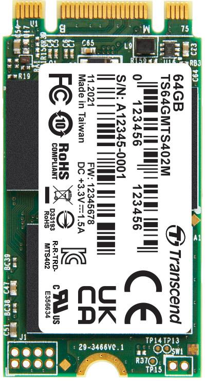 Transcend Information-TS64GMTS402M Solid State-Laufwerke SATA III M.2 SSDs