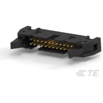 TE Connectivity-5499913-5 Steckverbinderleisten und Leiterplattenbuchsen Conn Ejector Header HDR 24 POS 2.54mm Solder RA Thru-Hole Tray