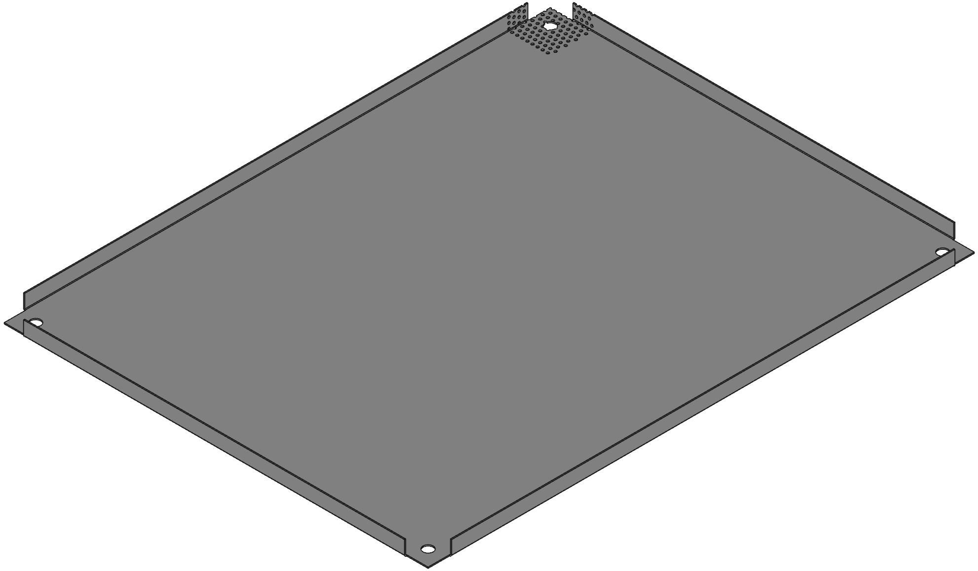 Hammond Manufacturing-18P2721PP null Inner Panel, Steel, Gray, 27 In Length, 21 In Width