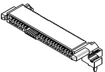 Molex-78847-0001 Conector SCSI Conn SAS RCP 15Power/14Signal POS 0.8mm/1.27mm Solder RA SMD 29 Terminal 1 Port T/R