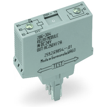 WAGO-286-304/004-000 Relays Other Electromechanical Relay 24VDC 7A SPDT(15x52x82.5)mm Relay Module
