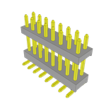 Conn Board Stacker HDR 16 POS 2mm Solder ST Top Entry SMD Tube