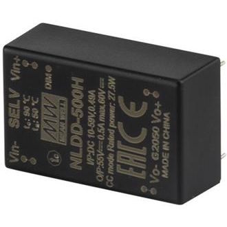 Mean Well Enterprises-NLDD-1200H LED-Spannungsversorgung DC/DC LED Power Supply 60W Single 9-Pin