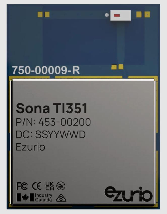 Ezurio-453-00200C Modulo wireless combinato WLAN+BT Module 2412MHz to 2472MHz/5150MHz to 5850MHz 75-Pin
