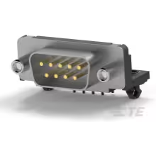 TE Connectivity-5788793-1 Conector D-subminiatura Conn D-Sub PIN 9 POS 1.37mm Solder RA Thru-Hole 9 Terminal 1 Port Tray