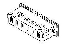 Molex-39-01-0083 Einzeladersteckverbinder, Gehäuse Conn Housing F 8 POS 2.5mm Crimp ST Cable Mount Bag