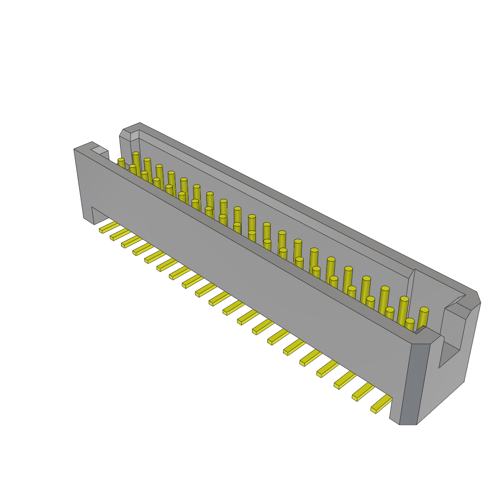 Samtec-TFM-120-02-STL-D Steckverbinderleisten und Leiterplattenbuchsen Conn Shrouded Header HDR 40 POS 1.27mm Solder ST Top Entry SMD Tube