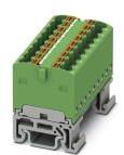 PHOENIX CONTACT-3002965 Steckverbinder, Klemmenblöcke Conn Distribution Terminal Block 18 POS Spring Clamp DIN Rail/Panel Mount 17.5A