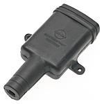 Connector Accessories Boot Straight Thermoplastic Elastomer Black Bag